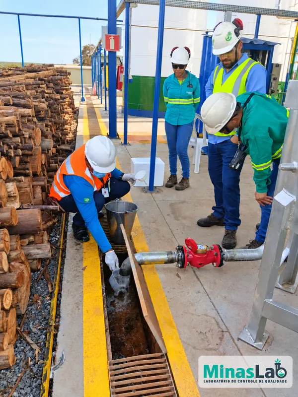 Amostragem em ambiente industrial